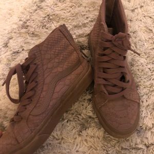 Purple snake skin vans!